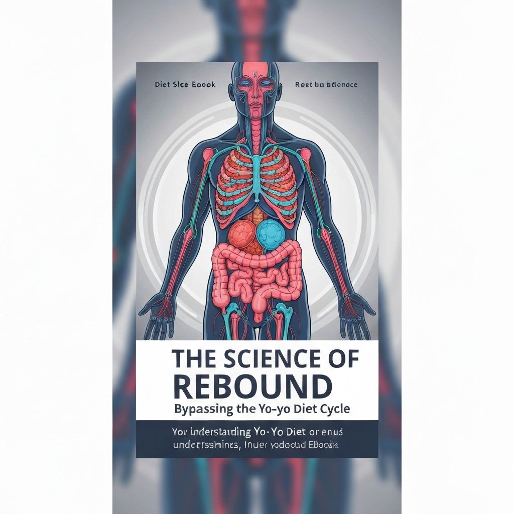 リバウンドの科学 - 人体の解剖図とヨーヨーダイエットサイクルの解説